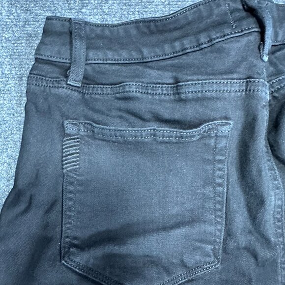 PAIGE Jeans Womens 31 Verdugo Ultra Skinny Black Stretch Pockets Logo - Picture 10 of 10